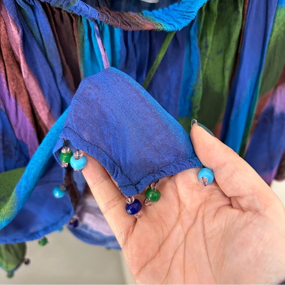 NWOT Zara Beaded asymmetrical Skirt - Picture 5 of 7